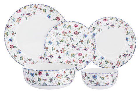 Обеденный сервиз Anna Lafarg Emily Сервиз обеденный Букингем 21 предмет на 6 персон