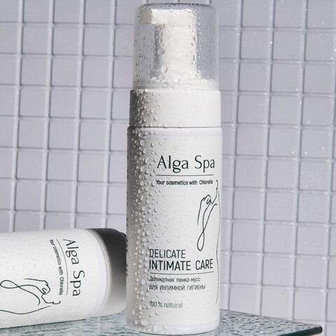 Пенка-мусс для интимной гигиены деликатная 150 мл | Alga Spa