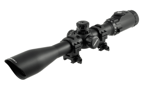 ПРИЦЕЛ LEAPERS ACCUSHOT PRECISION 4-16X44, 30ММ, SF-ПАРАЛЛАКС, НИТЬMILDOT, ПОДСВ.IE36, КОЛЬЦА, 700ГР