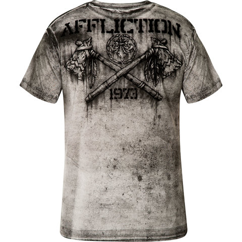 Affliction | Футболка мужская AC NATIVE PETROL A22395 спина