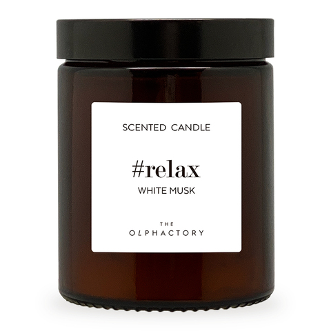 Свеча ароматическая Ambientair The Olphactory Белый мускус 27ч