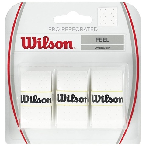 Намотка для ракетки Wilson Feel Overgrip Pro Perforated White (3шт)