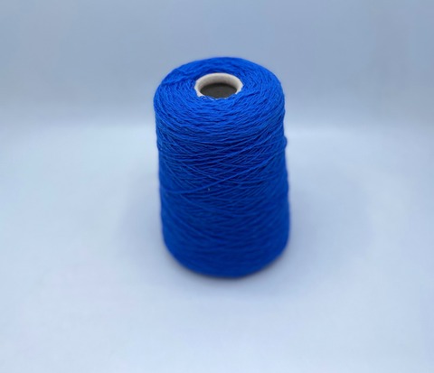 Бобинная пряжа (пр.Италия), 600м/100гр,100%Меринос, цвет- Синий, арт.29421