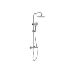 Aquatek AQ2343BGM AQ2343BGM ЕВРОПА термостатическая душевая система (смеситель для душа) 220мм, шлиф. черный хром фото