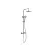 Aquatek AQ2343BGM AQ2343BGM ЕВРОПА термостатическая душевая система (смеситель для душа) 220мм, шлиф. черный хром