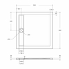 BelBagno TRAY-BB-DUE-A-90-4-W0 TRAY-BB-DUE-A-90-4-W0 Акриловый поддон без сифона