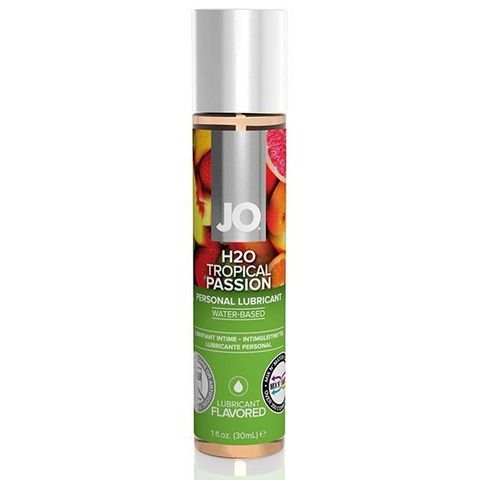 Смазка с ароматом тропических фруктов JO Flavored Tropical Passion - 30 мл. - System JO JO H2O Flavors JO10121