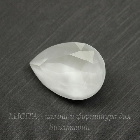 4320 Ювелирные стразы Сваровски Капля Crystal Powder Grey (18х13 мм)