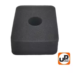 Фильтр воздушный UNITED PARTS для 168/170F, GX160/200 поролоновый с отверстием (17211-ZE1-000)