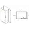 Abber Schwarzer Diamant AG30170MH-S100M-S100M Душевой уголок, 170x100x195
