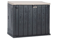 Ящик пластиковый TOOMAX STORA WAY PLUS XL 1270л, антрацитсветло-серый