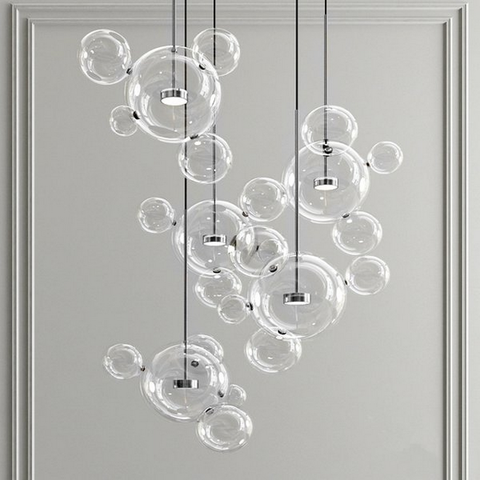 Люстра Balls Circular 24 Bubbles Chrome D100