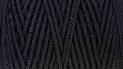 Чёрный Полиэфирный шнур 4 мм