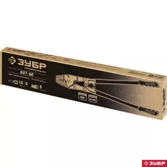 ЗУБР КОТ-60, 600 мм, обжимные клещи для тросовых зажимов, Профессионал (23348-60)