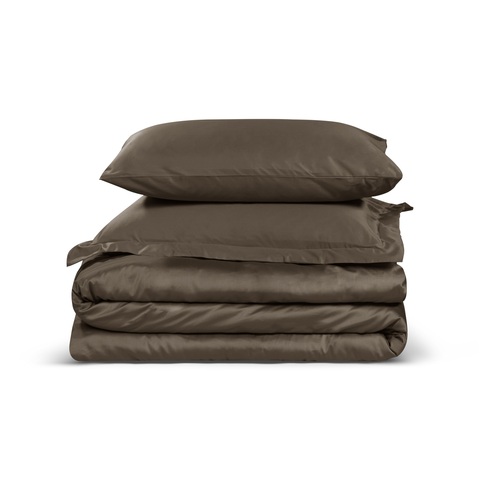 Наволочка 50x70 Hamam Atlas серовато-коричневая