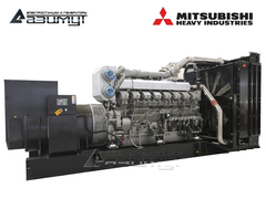Дизельный генератор Азимут АД-1500С-Т400-2РМ8C Mitsubishi c автозапуском