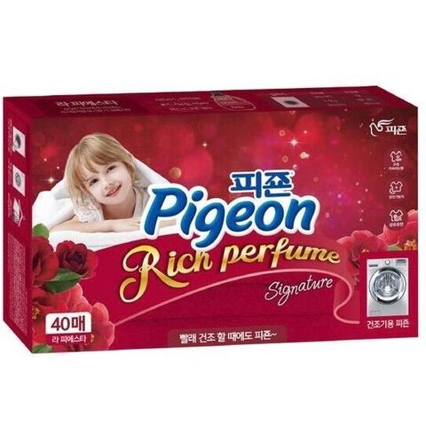 Pigeon Rich Perfume Signature Dryer Sheet Flower Festival Кондиционер-салфетки для белья