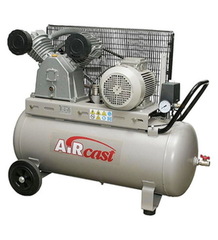 Компрессор РЕМЕЗА C-100LB50 (380В) горизонтальный с ременным приводом