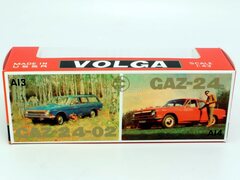 Box GAZ-24 Volga A13 A14 Novoexport Made in USSR 1:43 reprint Agat Tantal