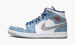 Air Jordan 1 Mid "French Blue Fire Red"