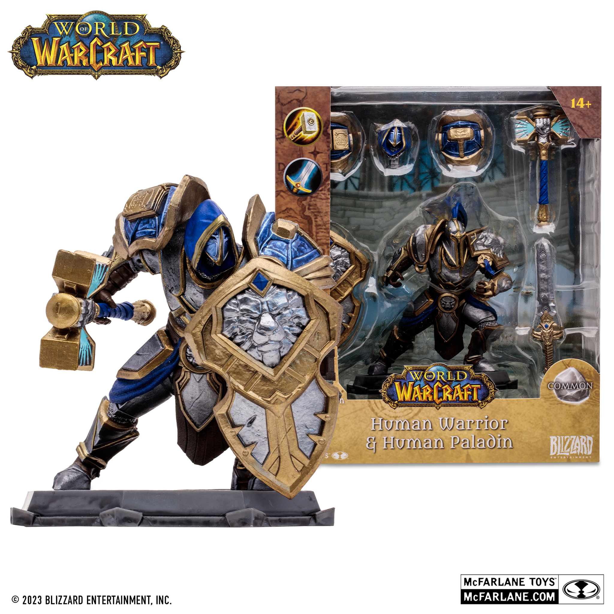 Фигурка McFarlane Toys World of Warcraft: Human Warrior & Human Paladin  (Common) – купить по выгодной цене | Интернет-магазин комиксов 28oi.ru