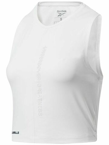 Женская теннисная футболка Reebok LM AC Style Tank - white