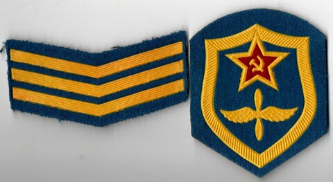 Шеврон Военно-воздушные силы России. Нарукавная лычка XF