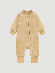 Утеплённый комбинезон Mjölk Beige, на манжетах