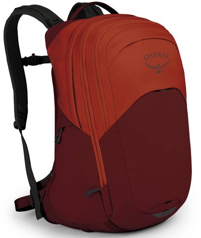 Картинка рюкзак велосипедный Osprey Radial 26 Rise/Orange - 1