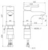 BelBagno CRY-LVM-CRM Смеситель для раковины