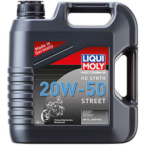 20W-50 Моторное синтетическое масло Liqui Moly Motorbike 4T HD Street 4L   3817