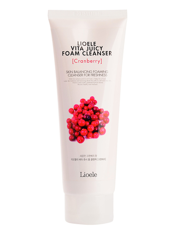 Lioele Vita Juicy Foam Cleanser Cranberry 150мл