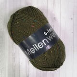 Пряжа Lana Grossa Meinlenweit 6-ply 150 Tweed 9248 болотный