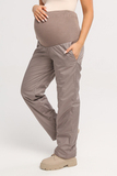 Утепленные брюки для беременных 13146 капучино