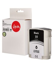 Струйный картридж Sakura C4844A (№10 Black) для HP Business InkJet 2200, 3000, 1200, 2800, 2500, 2000; DesignJet 500, C7777, C7778, 100, 110, пигментный тип чернил, черный, 72 мл., 2200 к.