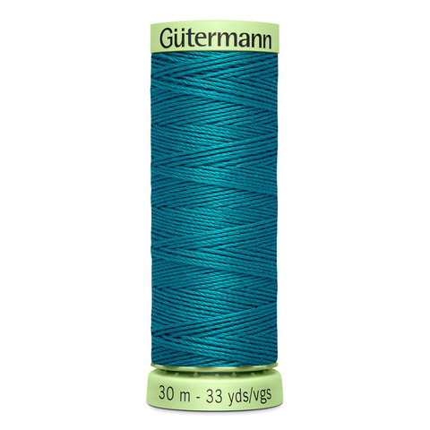 Нить Top Stitch 30/30 м для декоративной отстрочки, Gutermann, 189 зеленая бирюза