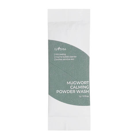 IsNtree Энзимная пудра с полынью в саше IsNtree Mugwort Calming Powder Wash, 1 гр.