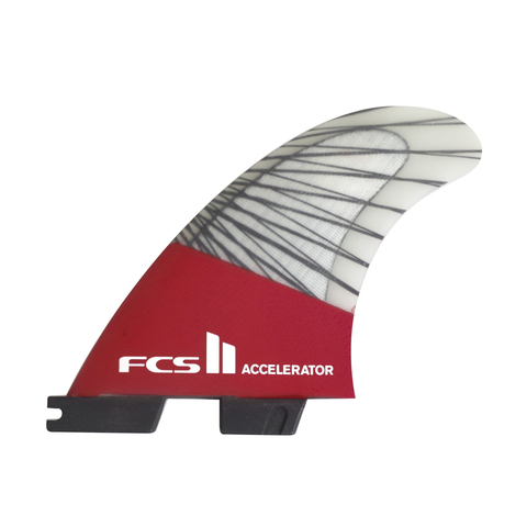 FCS II Accelerator PC Carbon Red Mood Tri Retail Fin