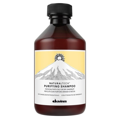 Davines NaturalTech Purifying: Очищающий шампунь против перхоти (Purifying Shampoo)