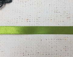 Лента атласная, ш. 1 см, 108 оливка