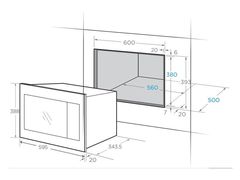 Микроволновая печь Midea AG820BJU-SS схема