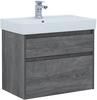 Aquanet 242273 Тумба Nova Lite 75 2 ящ. цв.дуб рошелье (242273)
