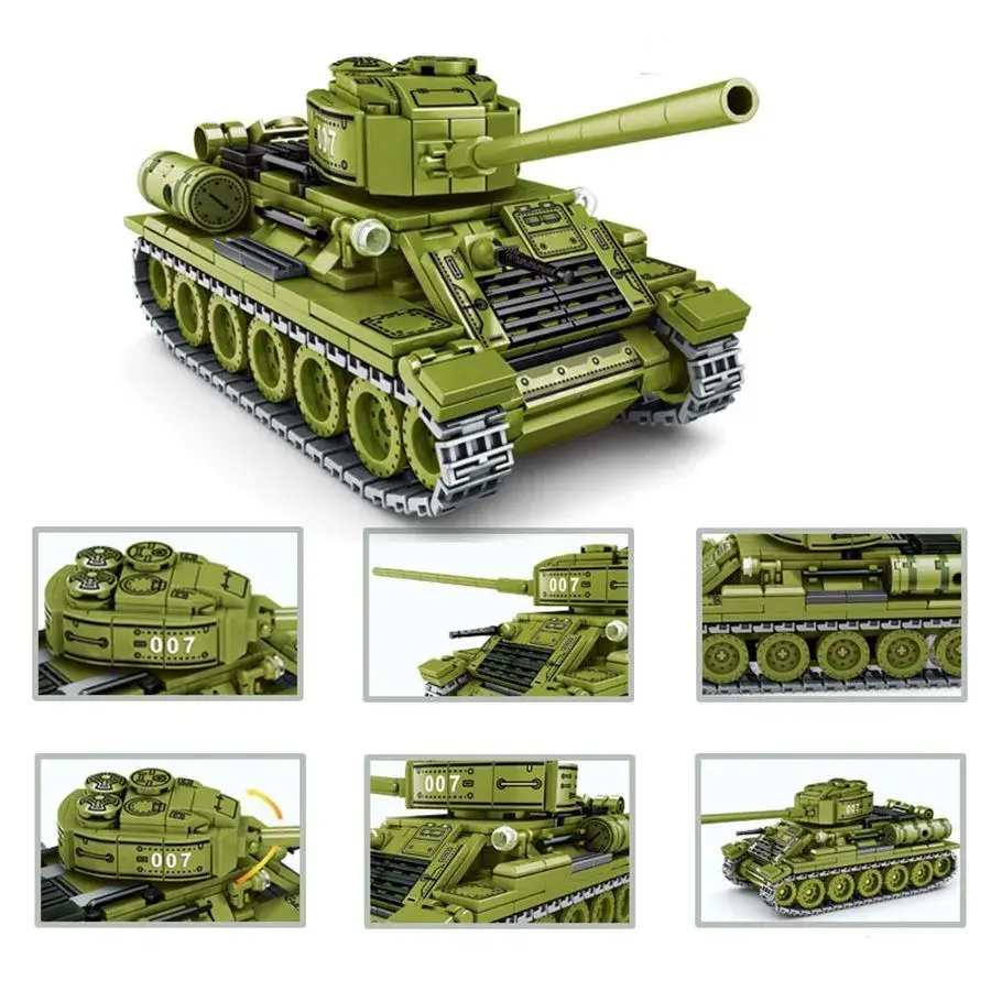 Конструктор Танки Второй Мировой войны массовый Советский Танк Т-34