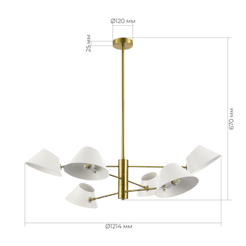 Светильник подвесной Evoluce Norbi SLE1253-353-06