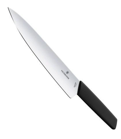 Разделочный кухонный нож Victorinox Swiss Modern Carving Knife (6.9013.22B) длина лезвия 22 см - Wenger-Victorinox.Ru