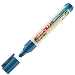 Маркер для флипчартов EDDING 32/3 Ecoline, 1-5 мм, синий, скошен. наконечн