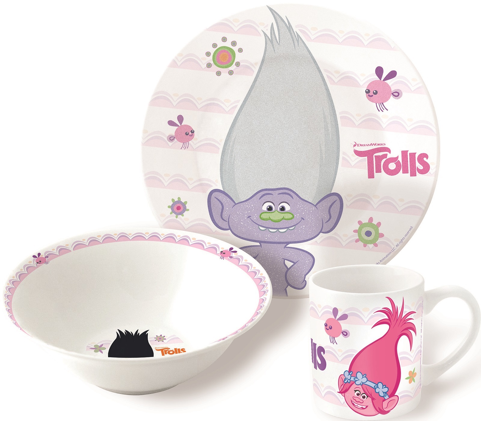 Тролли Набор керамической посуды — Posuda Trolls