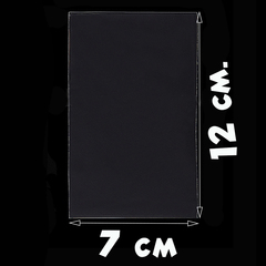 Пакеты 7х12 см БОПП 35 мкм без клеевого клапана прозрачные упаковочные