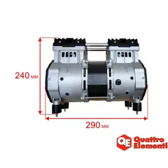 Двигатель эл. переменного тока QUATTRO ELEMENTI PACIFIC 50-480 в сборе с компрессорами (915-366-001)