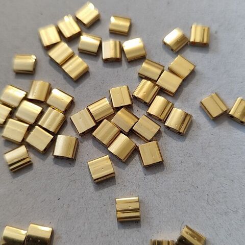 УЦЕНКА!!! TL-0191 24kt Бисер Миюки тила/Miyuki Tila Gold Plated